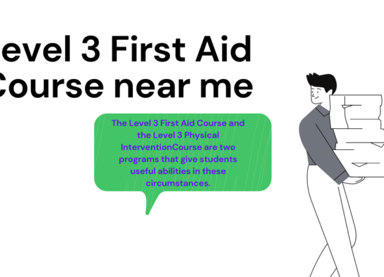 Level 3 First Aid Course near me