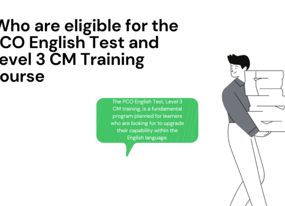 Who are eligible for the PCO English Test